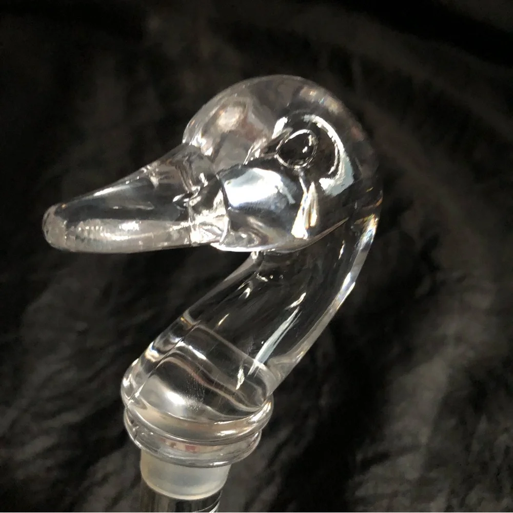 Vintage Mikasa Crystal Bottle Stopper - Mallard Duck - Picture 12 of 15